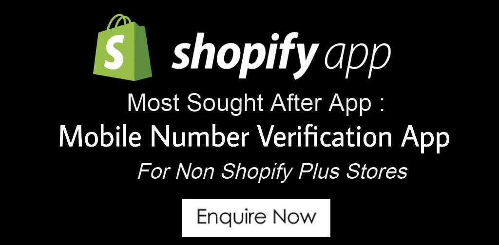 Shopify App Mobile Number Verification App